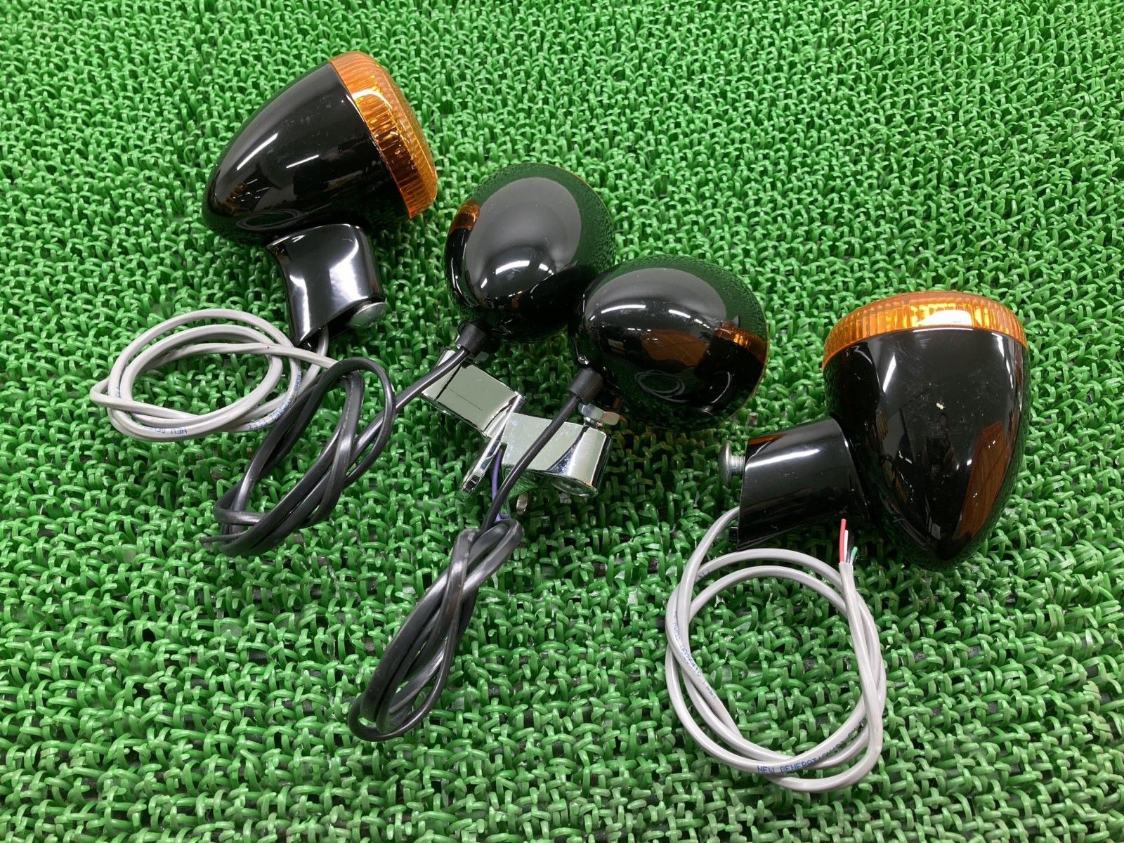 FLSTFB1580 ウインカー 黒 ハーレー 純正 バイク 部品 ファットボーイ