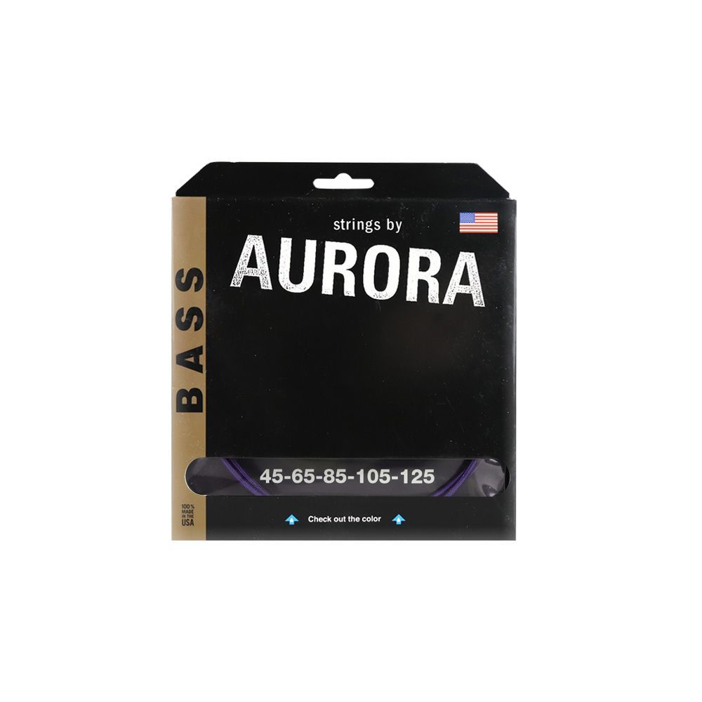 Aurora オーロラ 5弦ベース弦 45-125 -紫