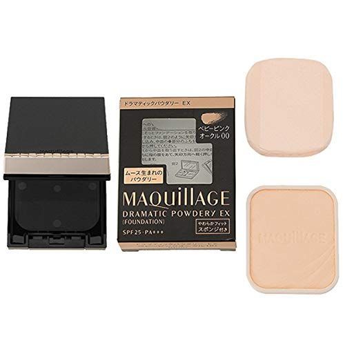 9.3グラム (x 1)_ピンクオークル10 【セット】マキアージュ MAQuillAGE ドラマティックパウダリー EX SPF25/PA+++ ケース付き 9.3g ピンクオークル10 （在庫）