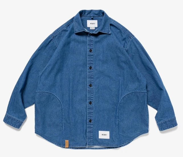 WTAPS WCPO 02 DENIM CBW BD JMOD SCOUT シャツ 241WVDT-SHM04