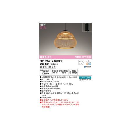 【新品・7営業日以内発送】オーデリック ODELIC OP252736BCR ランプ別梱包【沖縄離島販売不可】