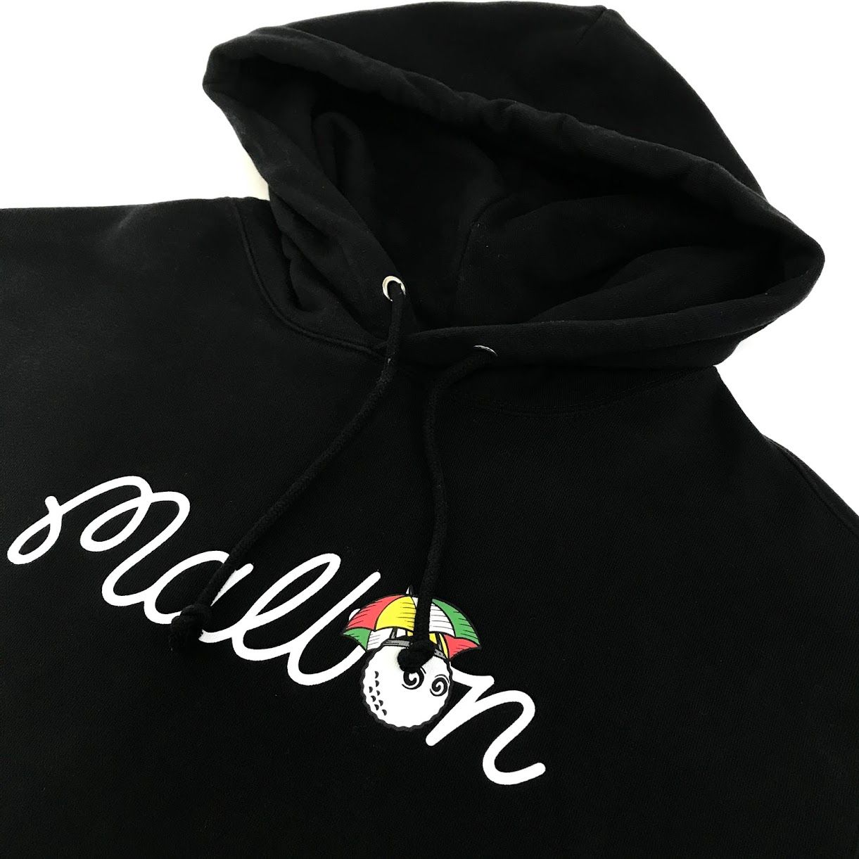 倉吉店 BEAMS ビームス パーカー ×MALBON GOLF マルボン ゴルフ UMBHOODIE プルオーバーパーカー 82-13-0249-973 ブラック サイズ L 99 KIN-KAAI_COM