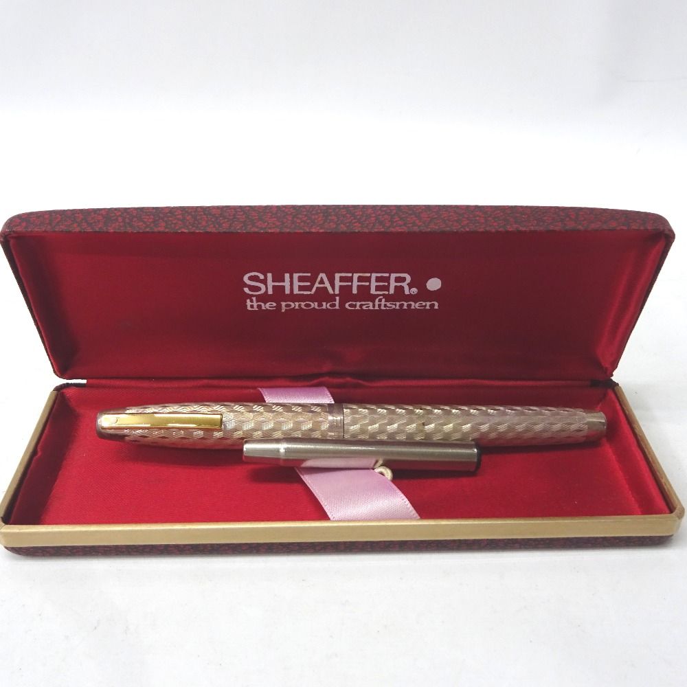 FtTh973471 シェーファー 万年筆 ペン先14K STERLING SILVER シルバー系 SHEAFFER中古 - メルカリ