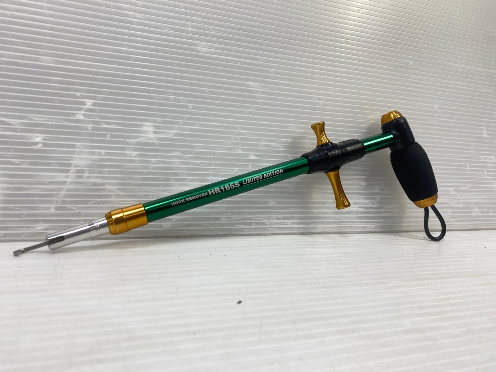 品 カラー HOOK REMOVER HR165S LIMITED EDITION フックリムーバー フィッシュグリップ グリーンゴールド ○YR-19428○