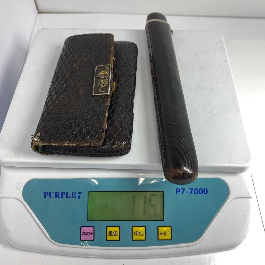 上金象嵌タバコ入