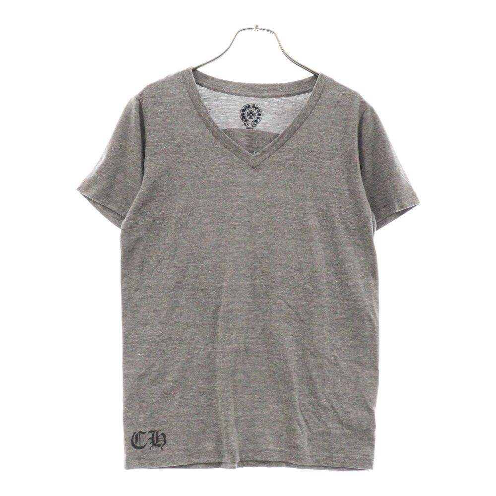 CHROME HEARTS (クロムハーツ) V Neck Tee バックスクロールラベル V 