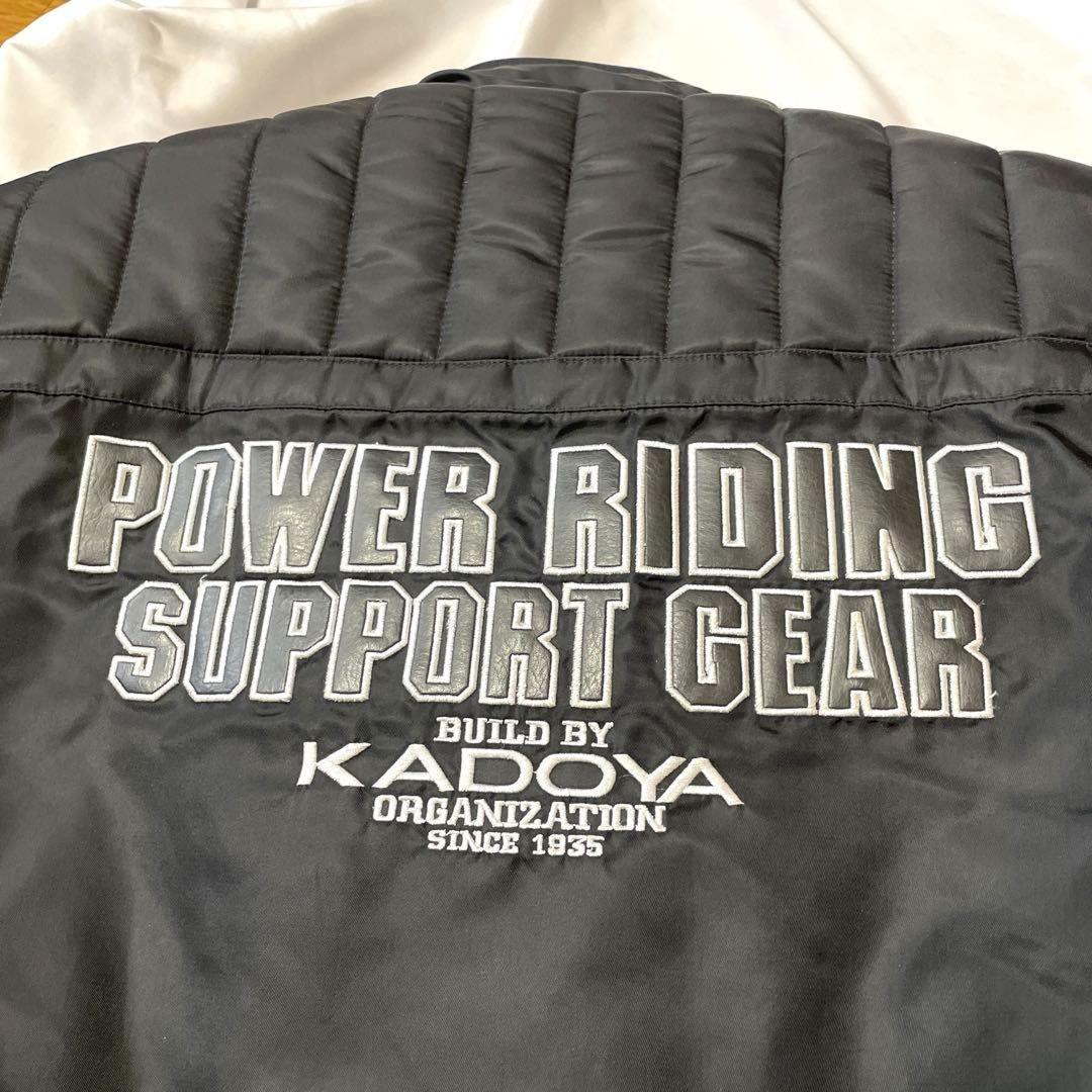 防寒ライディングジャケット ブラック黒