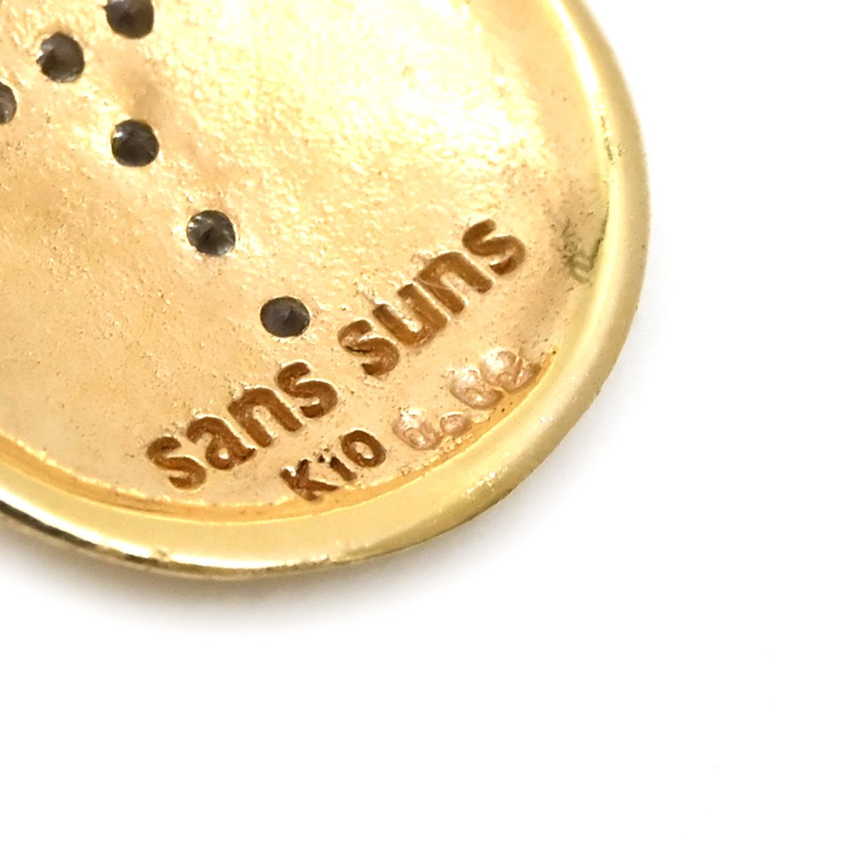 Ron Herman ネックレス SANS SUNS T ネックレス K10YG ダイヤモンド 