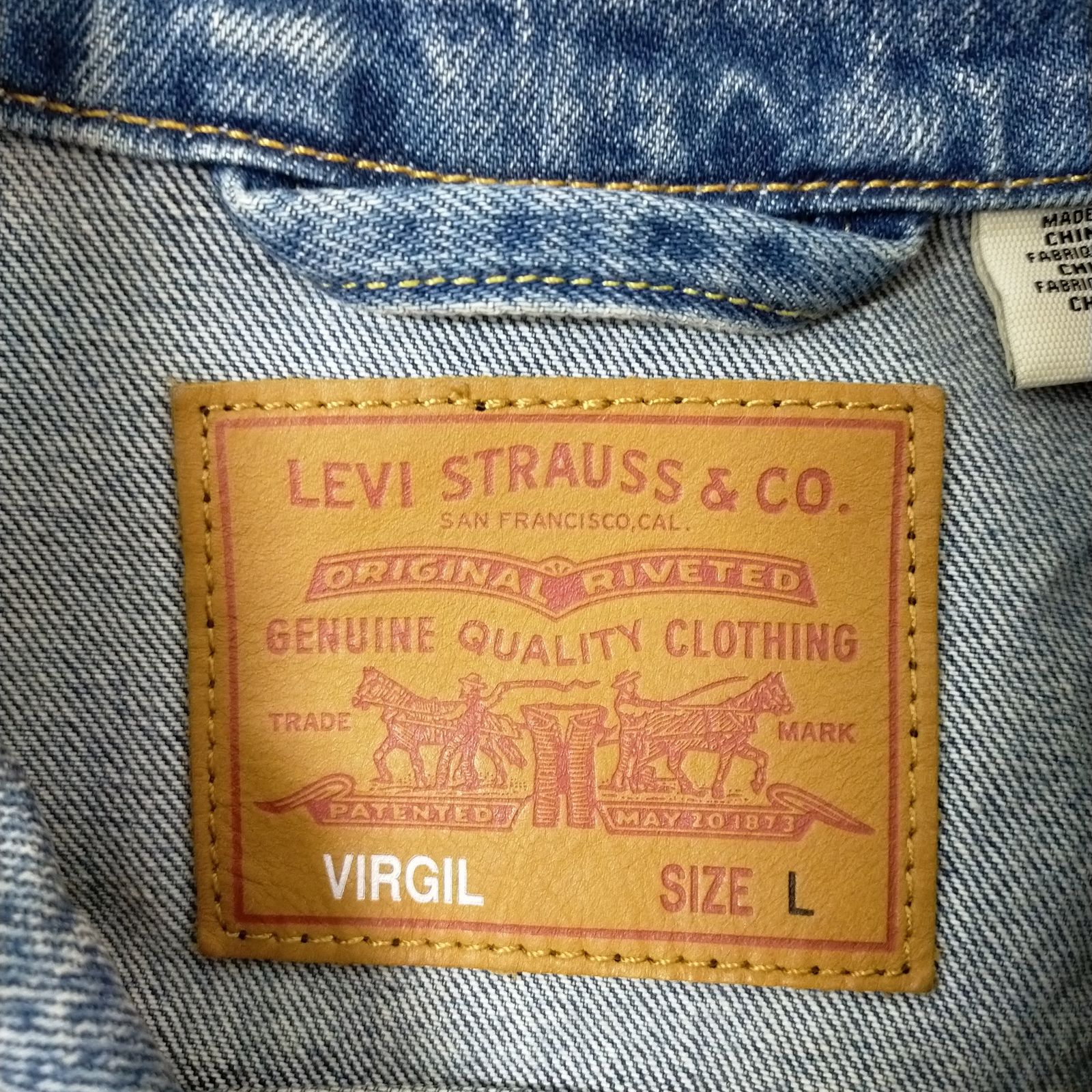 リーバイス Levis THE VIRGIL TRUCKER JACKET メンズ JPN：L - メルカリ