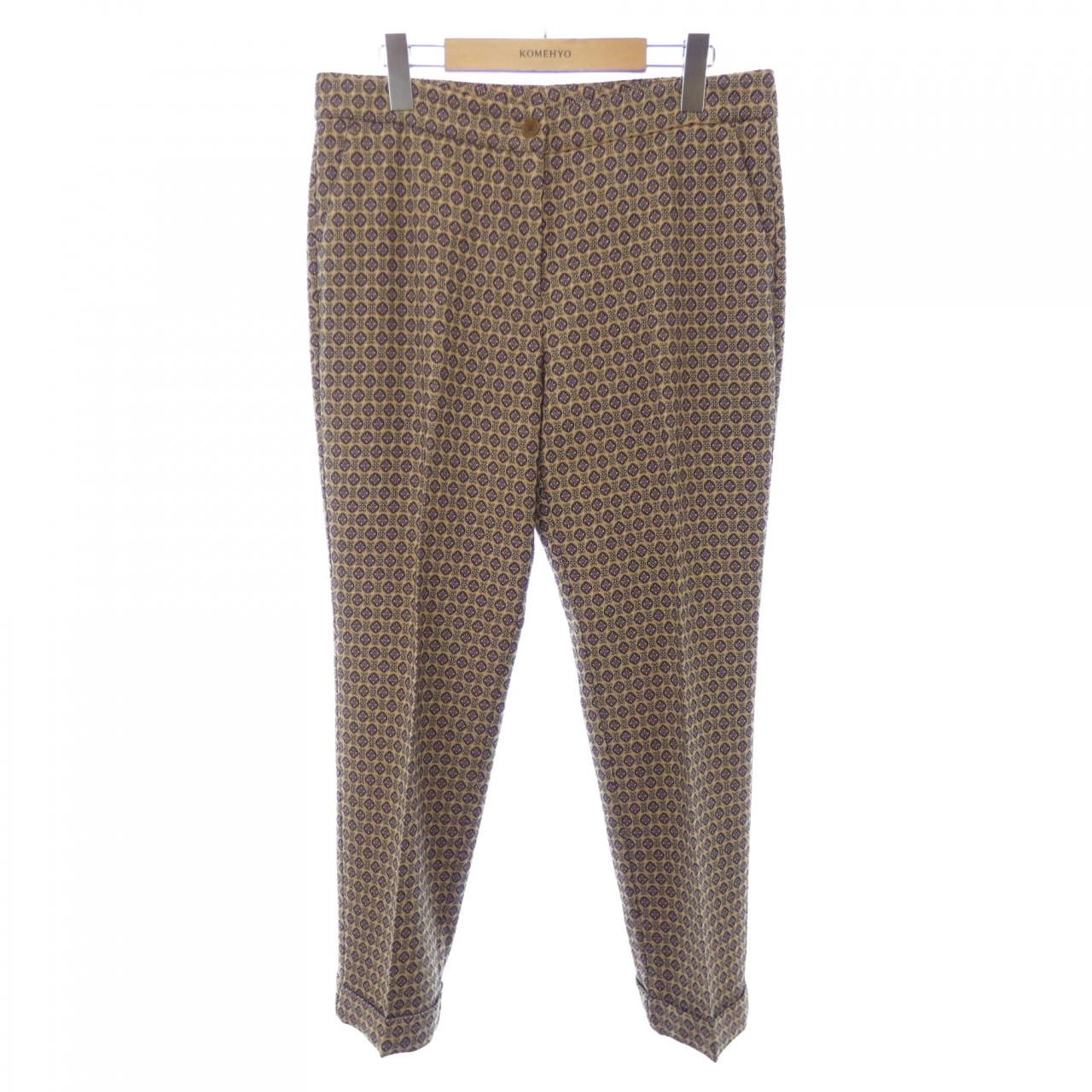 エトロ ETRO パンツ エトロ ETRO ペイズリー 総柄 花柄 リネン エトロ ETRO パンツ エトロ ETRO ペイズリー 総柄 花柄 リネン