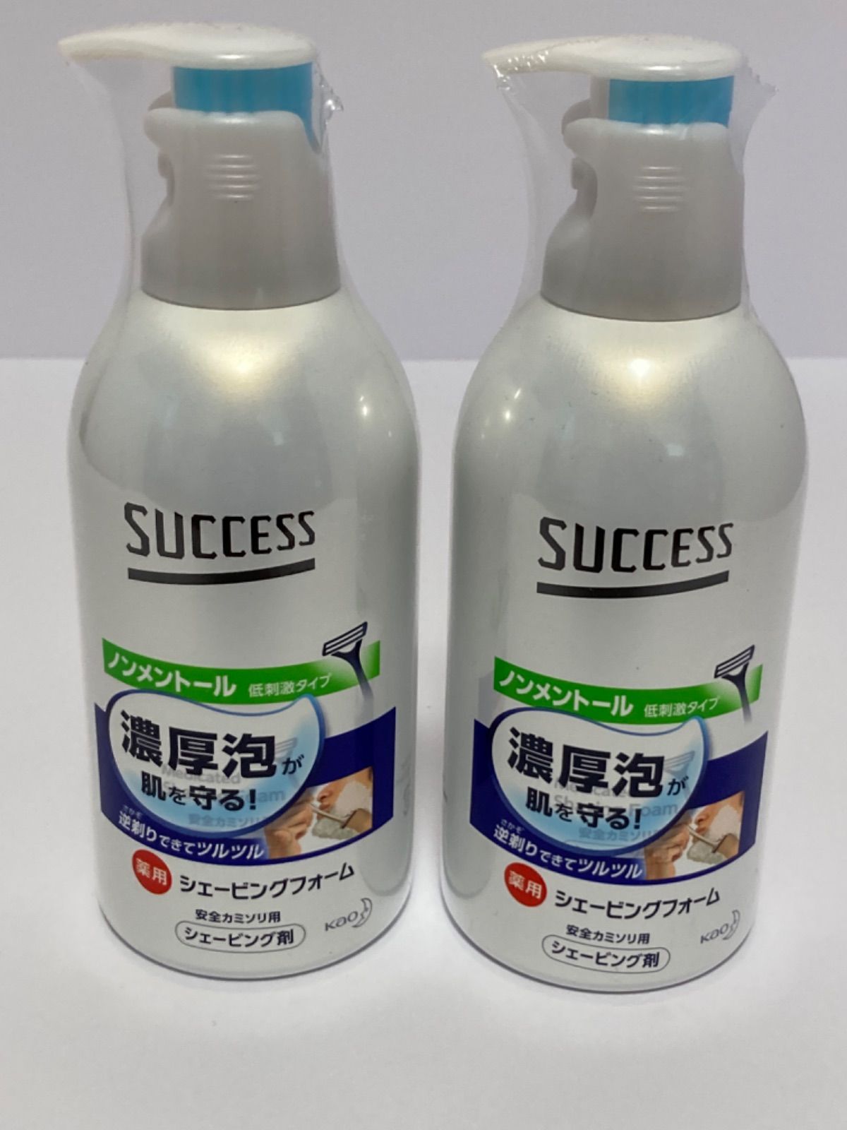 サクセス 薬用 シェービングフォーム ノンメントール 250g 3個 花王