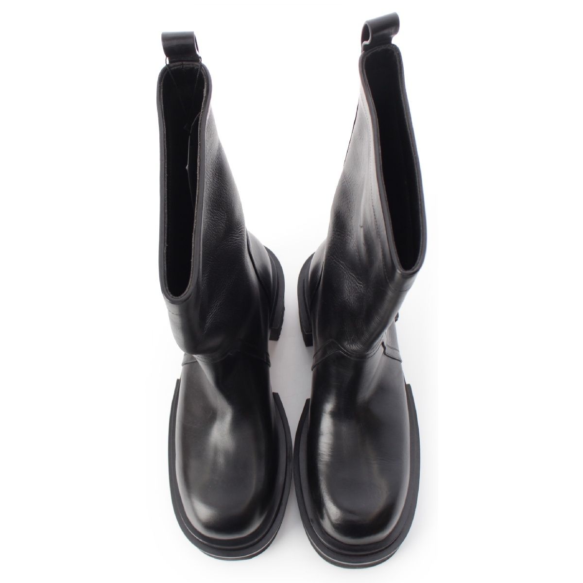 リックオウエンス BALLAST BOOTS レザー プラットフォーム 厚底 ミドル 