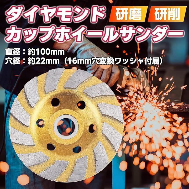 ディスクグラインダー（サンダー）　研磨砥石　100枚セット ディスクグラインダー（サンダー） 研磨砥石 100枚セット