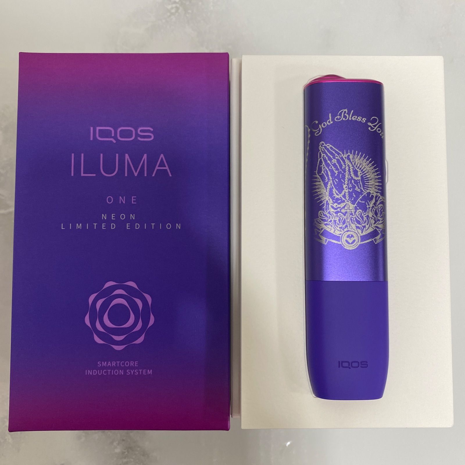 アイコス イルマイ ワン レザー加工祈り手聖書 iqos ilumai one iQOS ILUMA ONE アイコス イルマ ワン レーザー加工 祈り手