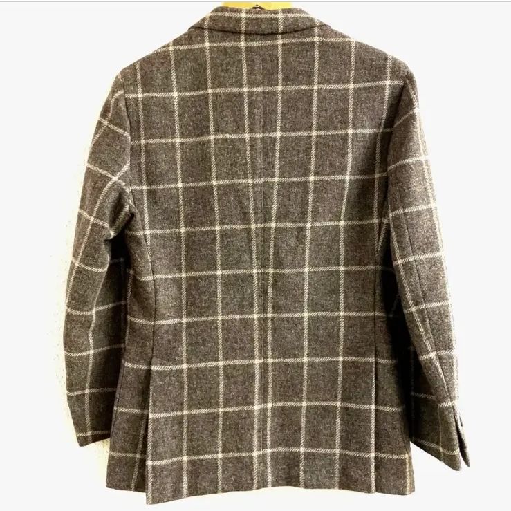 BOGLIOLI ボリオリ CALAIS ウール テーラードジャケット チェック 46