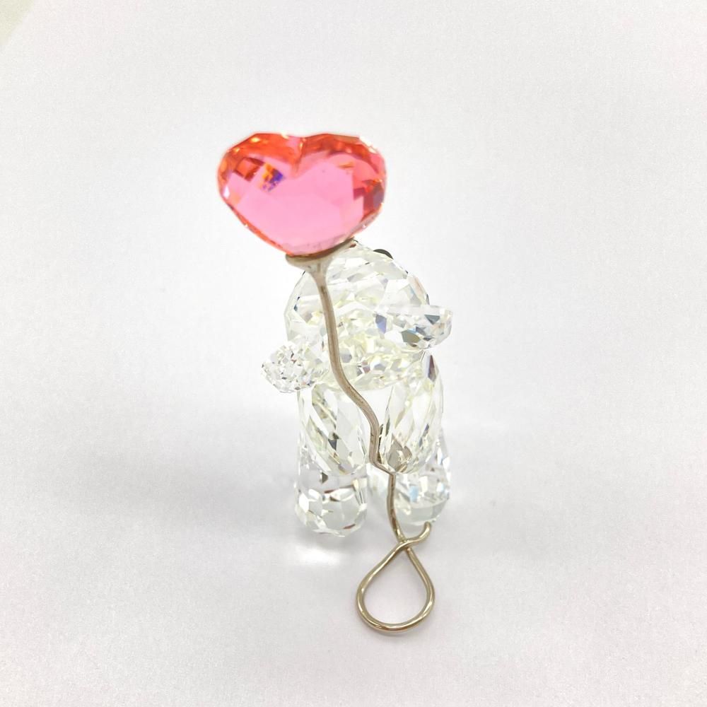 SWAROVSKI - スワロフスキー SWAROVSKI クリスベア アイラブユー オブジェ 置物 842933 クリア【中古】 スワロフスキー SWAROVSKI クリスベア アイラブユー オブジェ