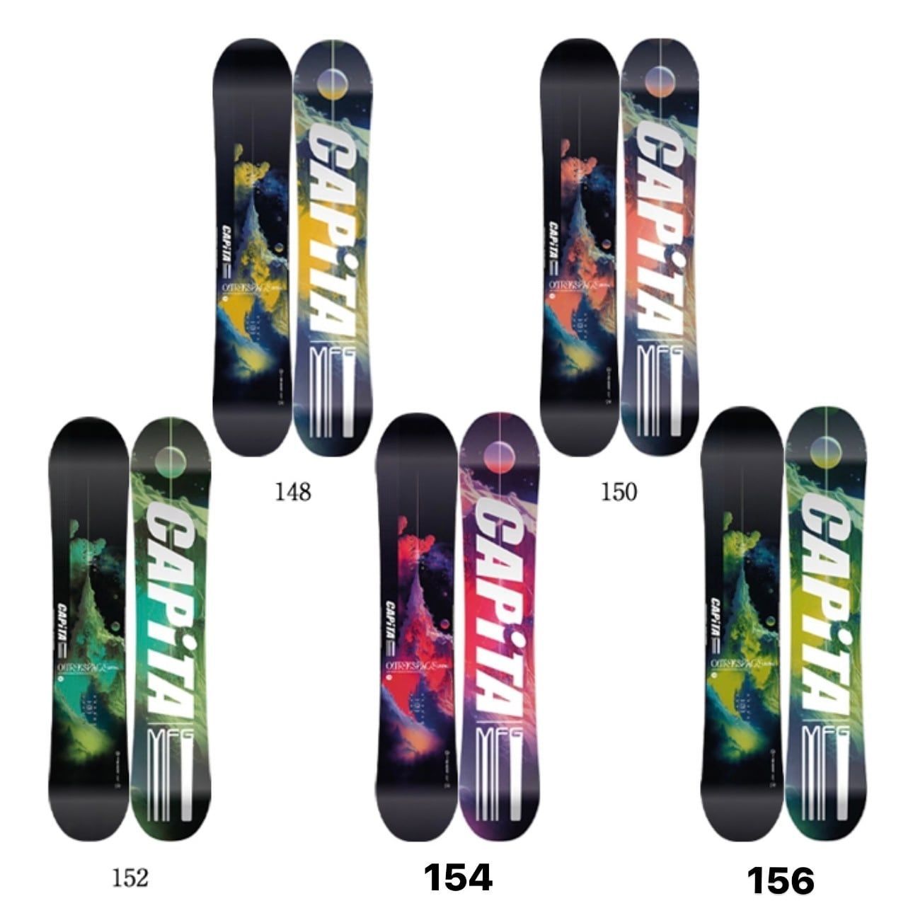 新品未使用 24-25 CAPITA BOARD OUTERSPACE LIVING 148cm 即日発送 