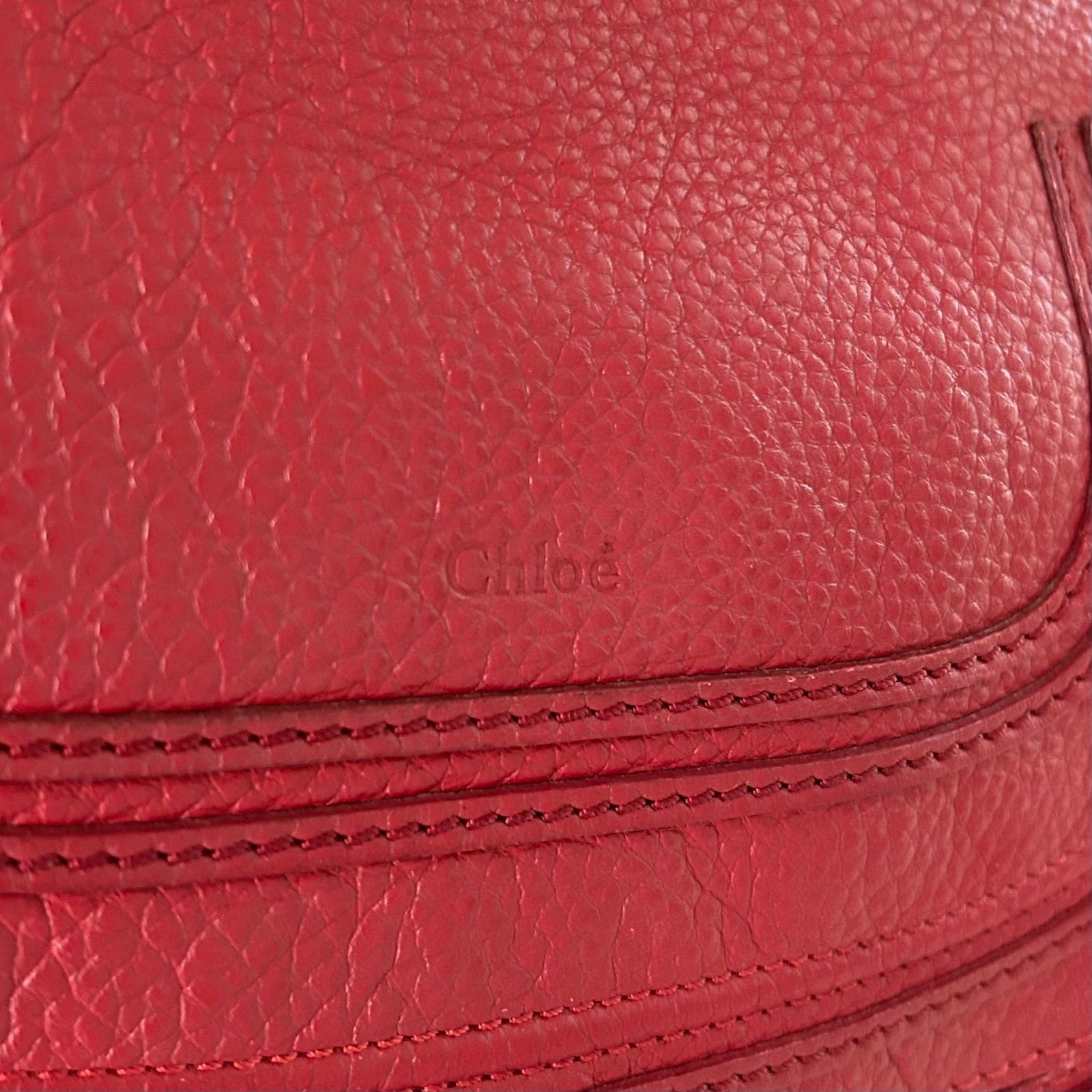 Chloe クロエ マーシー レッド 赤 ショルダーバッグ ハンドバッグ