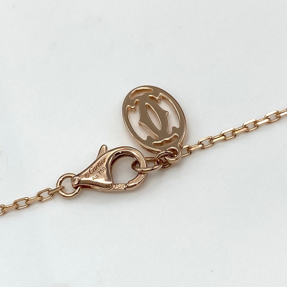 カルティエ CARTIER ダムール SM ネックレス PG ピンクゴールド
