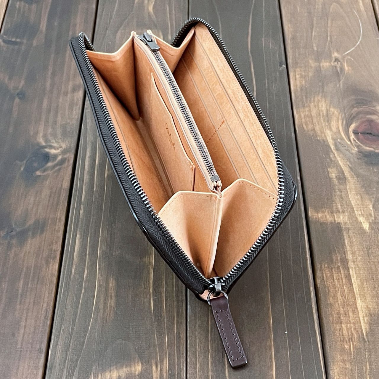 HORWEEN シェルコードバン 長財布 バーガンディ - メルカリ