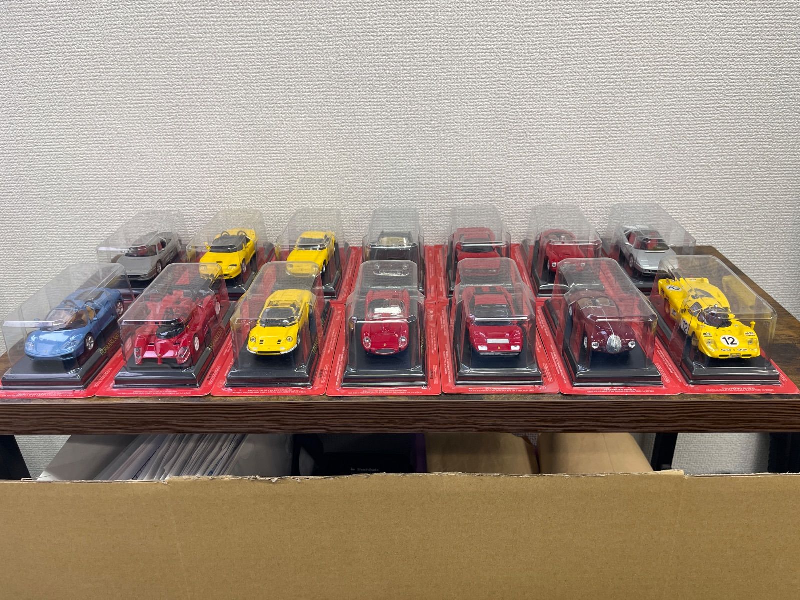 車両未開封】アシェット フェラーリ Ferrari コレクション16個セット