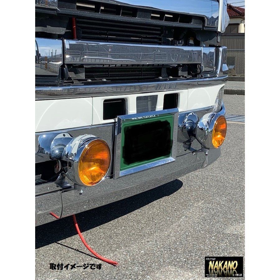 トラック用 IPF フォグランプ 200Φ 橙 12V2ヶセット バルブ24V付