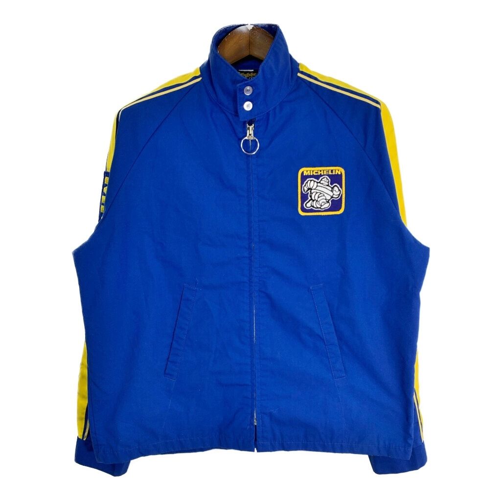 80s SwingStar MICHELINレーシングジャケット Vintage 80s Michelin Tires Cafe Racer Mens Jacket Medium