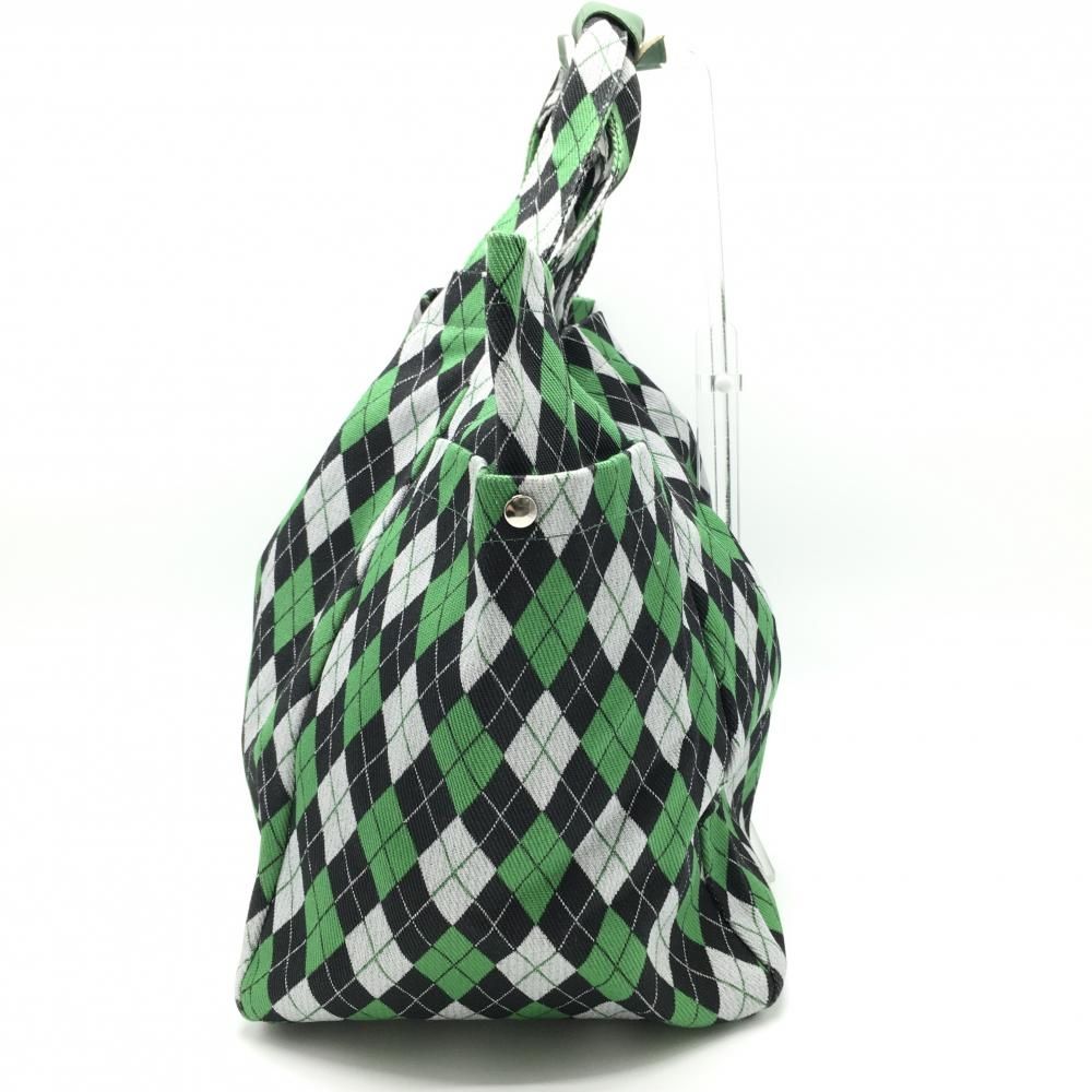 値下！XXIO ダンロップ キャディバッグ スタンド型 千鳥柄 モノトーン