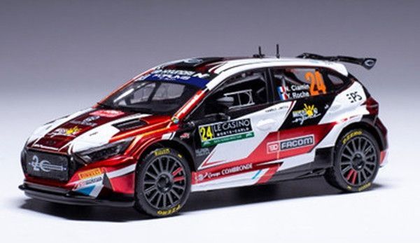 新品 IXO MODELS 1/43 ヒョンデ i20 N Rally2 2024年モンテカルロラリー #24 N.Ciamin/Y.Roche 完成品ダイキャストミニカー RAM919SPLQ [佐川急便]