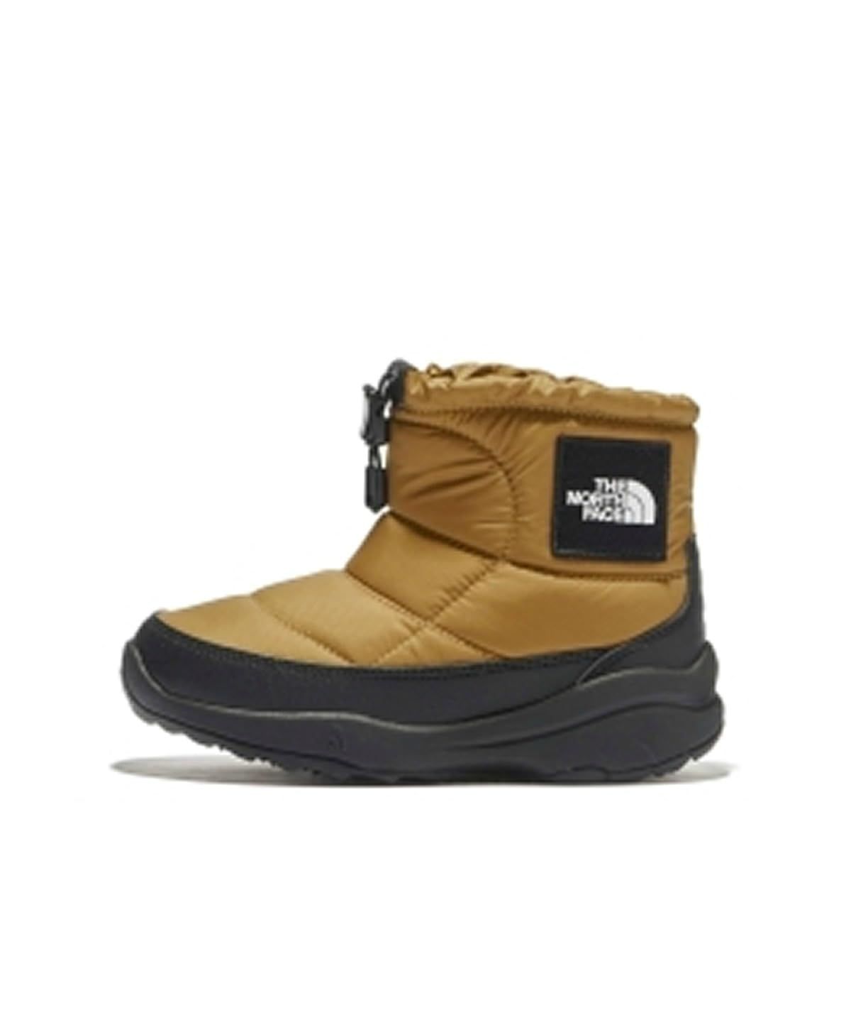 ザノースフェイス K Nuptse Bootie Logo Short ユーティリティブラウン|TNFブラック 21 ユーティリティブラウン|TNFブラック 21.0 cm