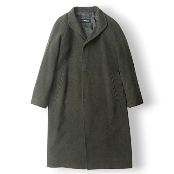 美品 allegri アレグリ アンゴラ ファー襟 ロングコート 9号 日本製 - メルカリ