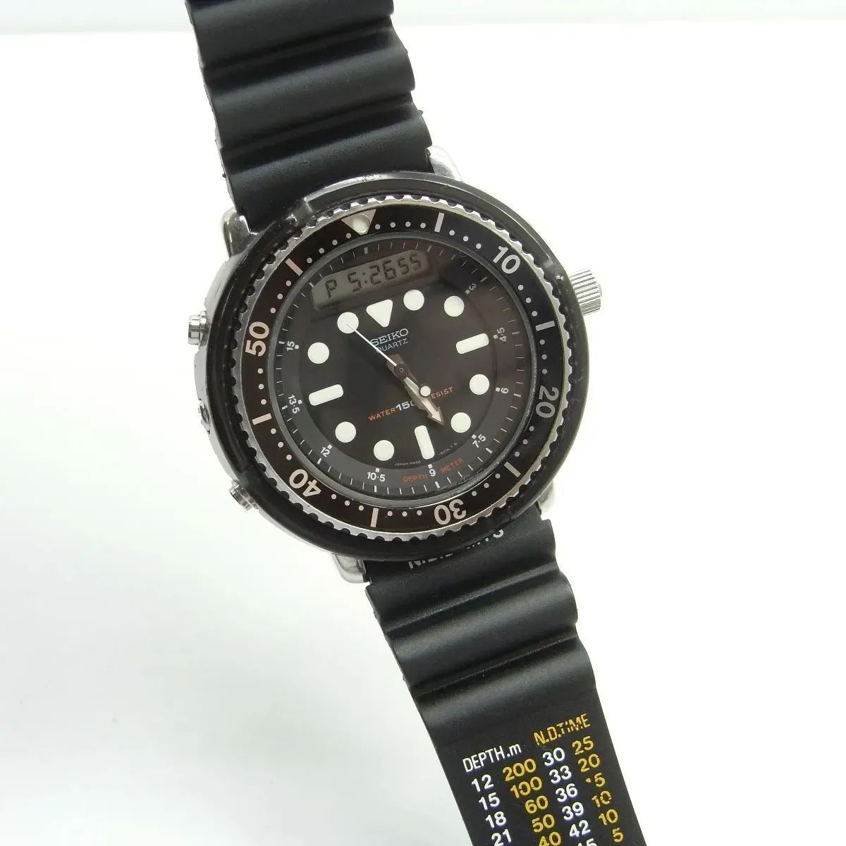 ➁希少 SEIKO ハイブリッドダイバーアーニー H558-500A メンズ 時計