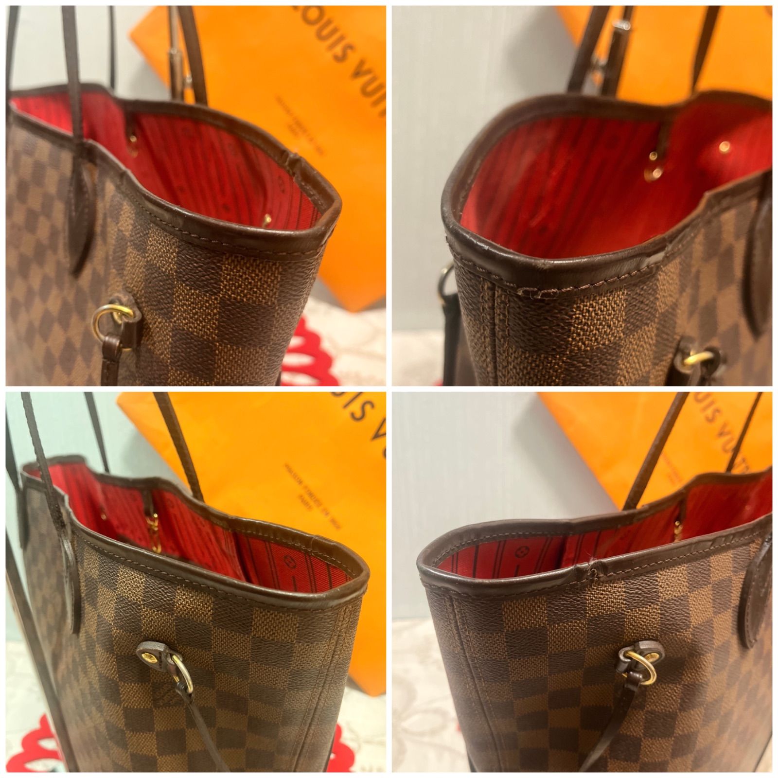 極上美品 LOUIS VUITTON ルイヴィトン ネヴァーフル MM ダミエ
