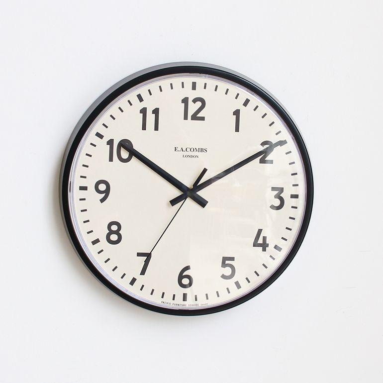 PACIFIC FURNITURE SERVICE パシフィックファニチャーサービス E.A. COMBS WALL CLOCK S ARABIC-A