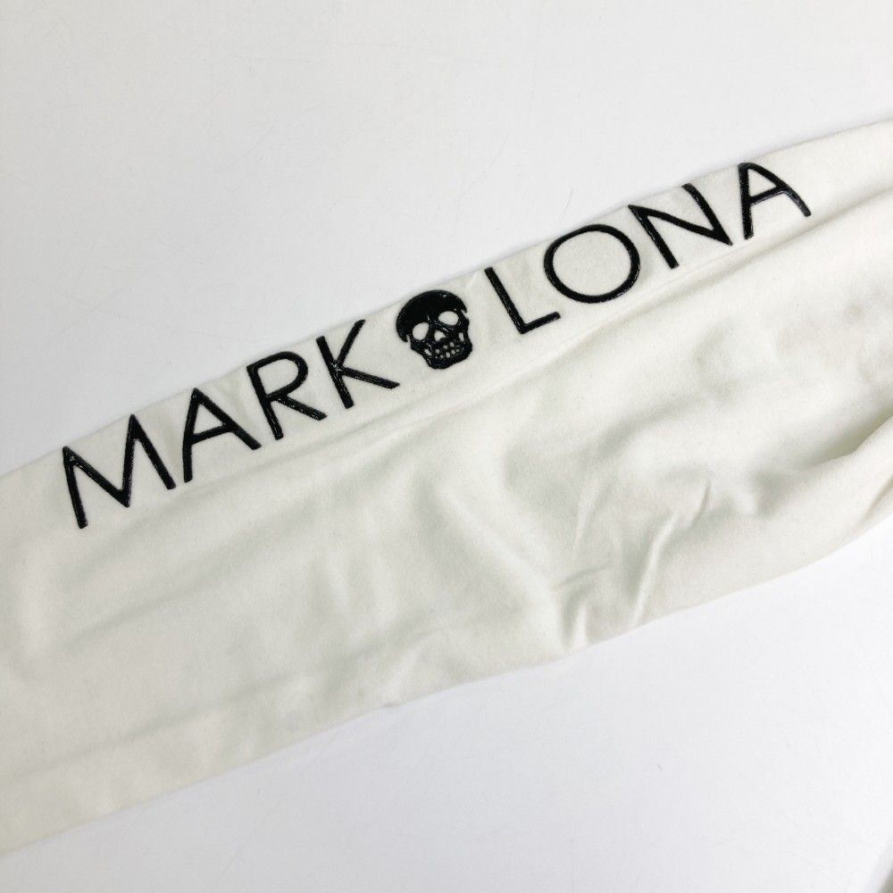 サイズ：S MARK&amp;LONA マークアンドロナ  ハイネック 長袖 インナーTシャツ スカル  ホワイト系 [240101473955] ゴルフウェア レディース ストスト 1240101427931_1.jpg