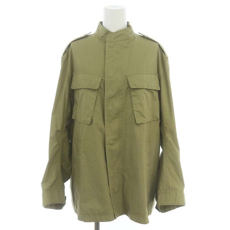 ドゥロワー Drawer ミリタリージャケット ジップアップ ハイネック