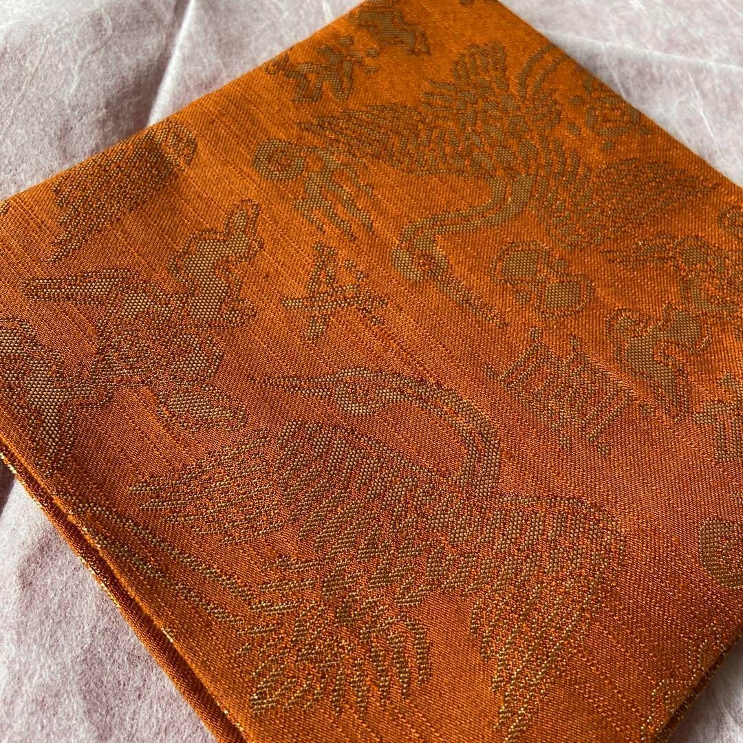 堀内宗匠 伊予簾緞子 なかざわ織物 茶道具 表千家 袱紗 e1397-G 茶道具