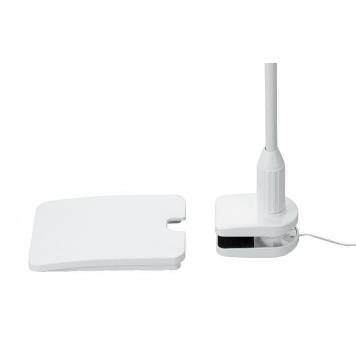 LED2灯クランプスタンドライト調光機能付き SDCCL13D01WH