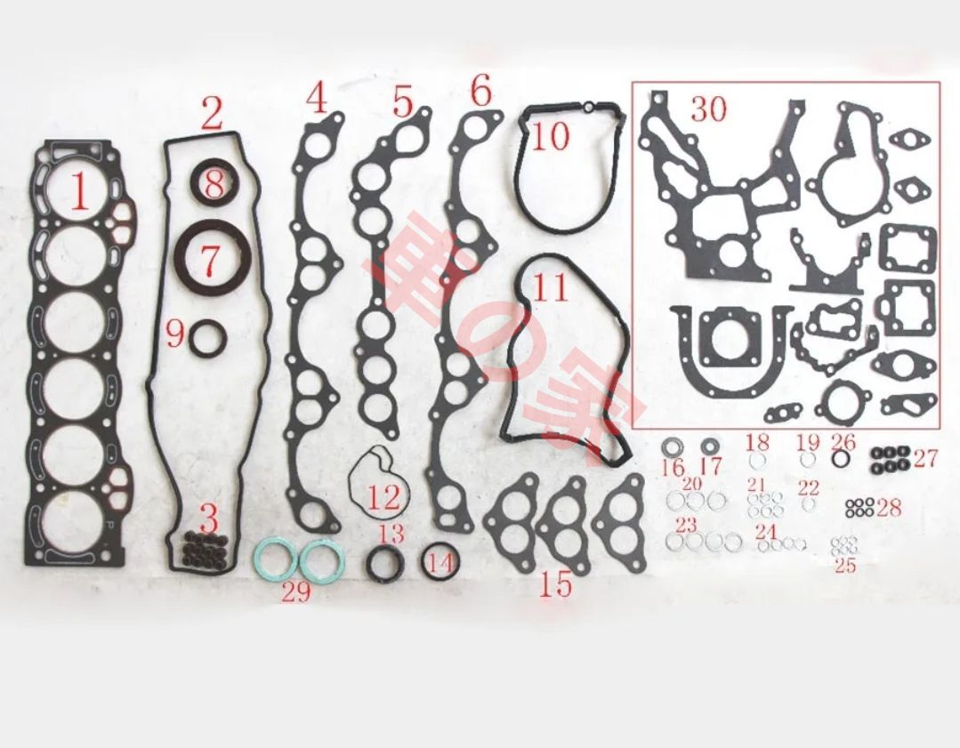 TOYOTA トヨタ 1G-EU エンジン用 ガスケットキットフルセット GX51 61 71 マークⅡ クレスタ チェイサー クラウン ソアラ スープラ