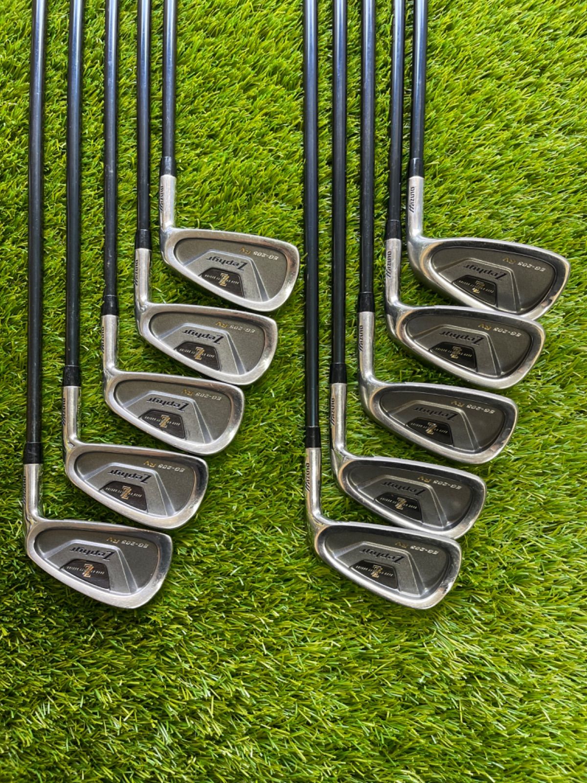 ミズノ Zephyr EG-205 RV アイアン 10本セット 右 flex–SR MIZUNO