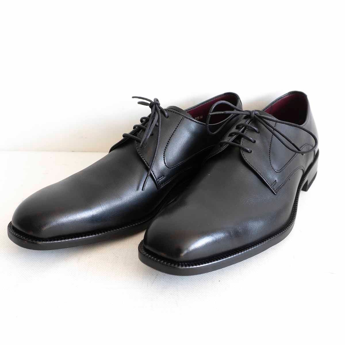 【試着程度の美品】REGAL worth collection【レザーシューズ】25.5cm EEE リーガル ブラック 革靴 日本製 u2412153