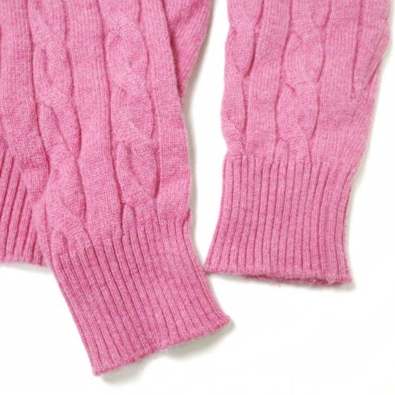 WILLIAM LOCKIE カシミアケーブルクルー William Lockie - The Cable