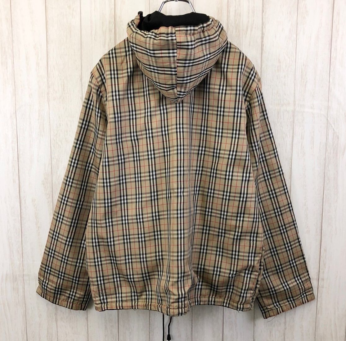 バーバリー BURBERRY ノバチェック リバーシブル ナイロン パーカー