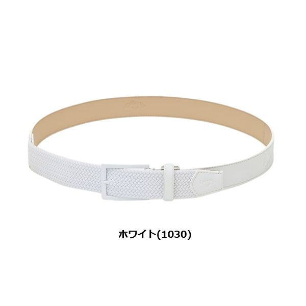 OAKLEY ベルト レザー 牛革 本革 ゴルフ ホワイト オークリー