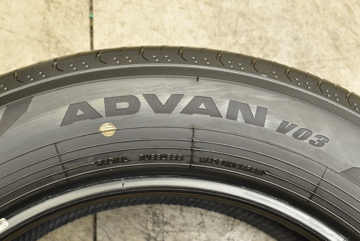 ほぼ新車外し ヨコハマ アドバンV03 225 60R18 製 4本 アルファード ヴェルファイア NX ハリアー RAV4 エクストレイル バリ溝 FFCRYSTALESIA_COM