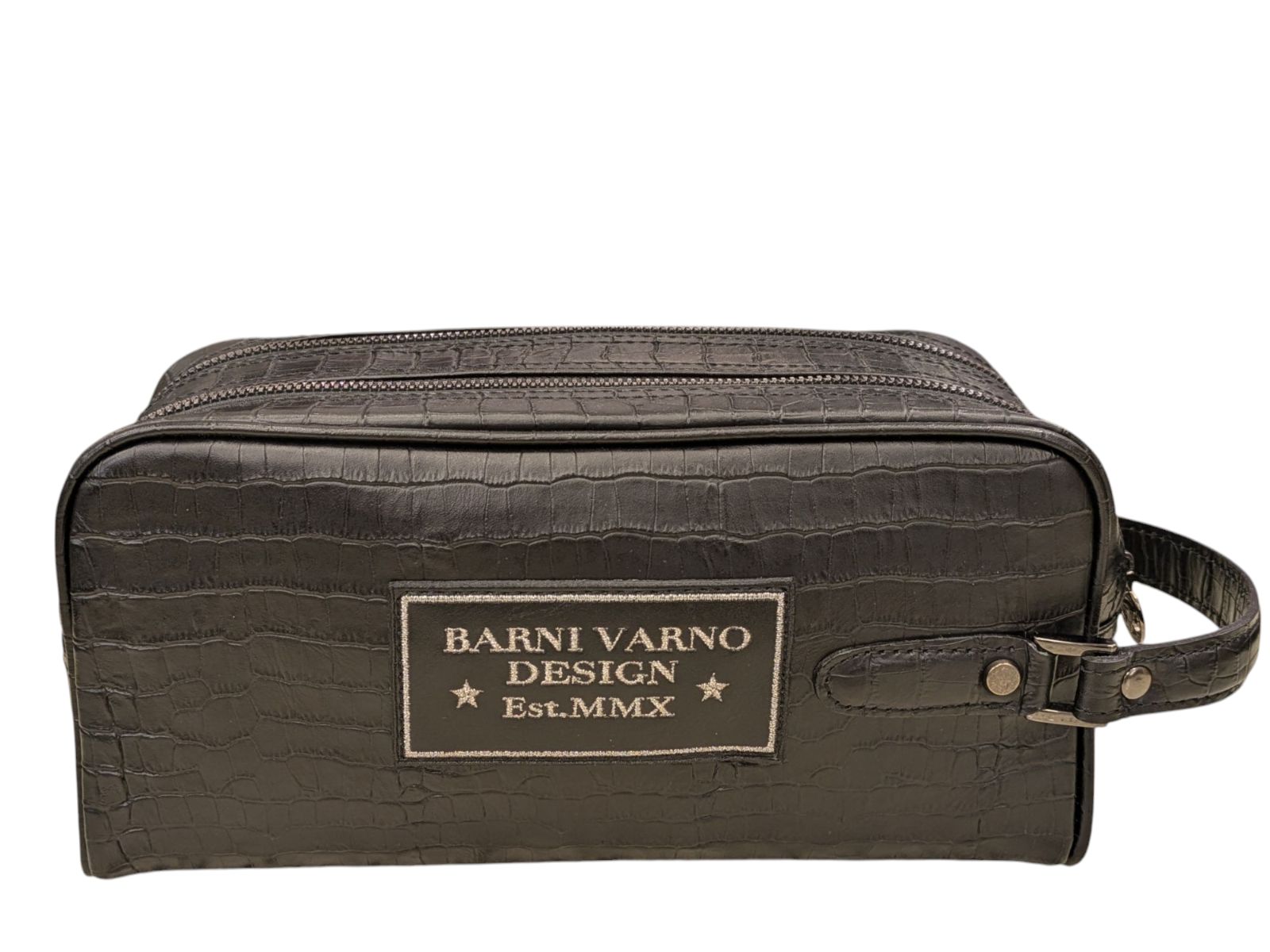 BARNI VARNO（バーニヴァーノ）WファスナーセカンドBAG マットブラック 