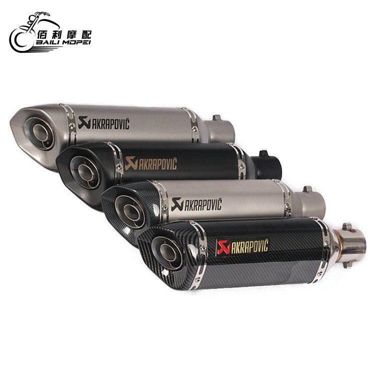 ヤマハ R3|R25 カワサキ Ninja 250|300|400 RC390 KTM250対応 アクラポヴィッチ風カスタムマフラー 51mm汎用タイプ