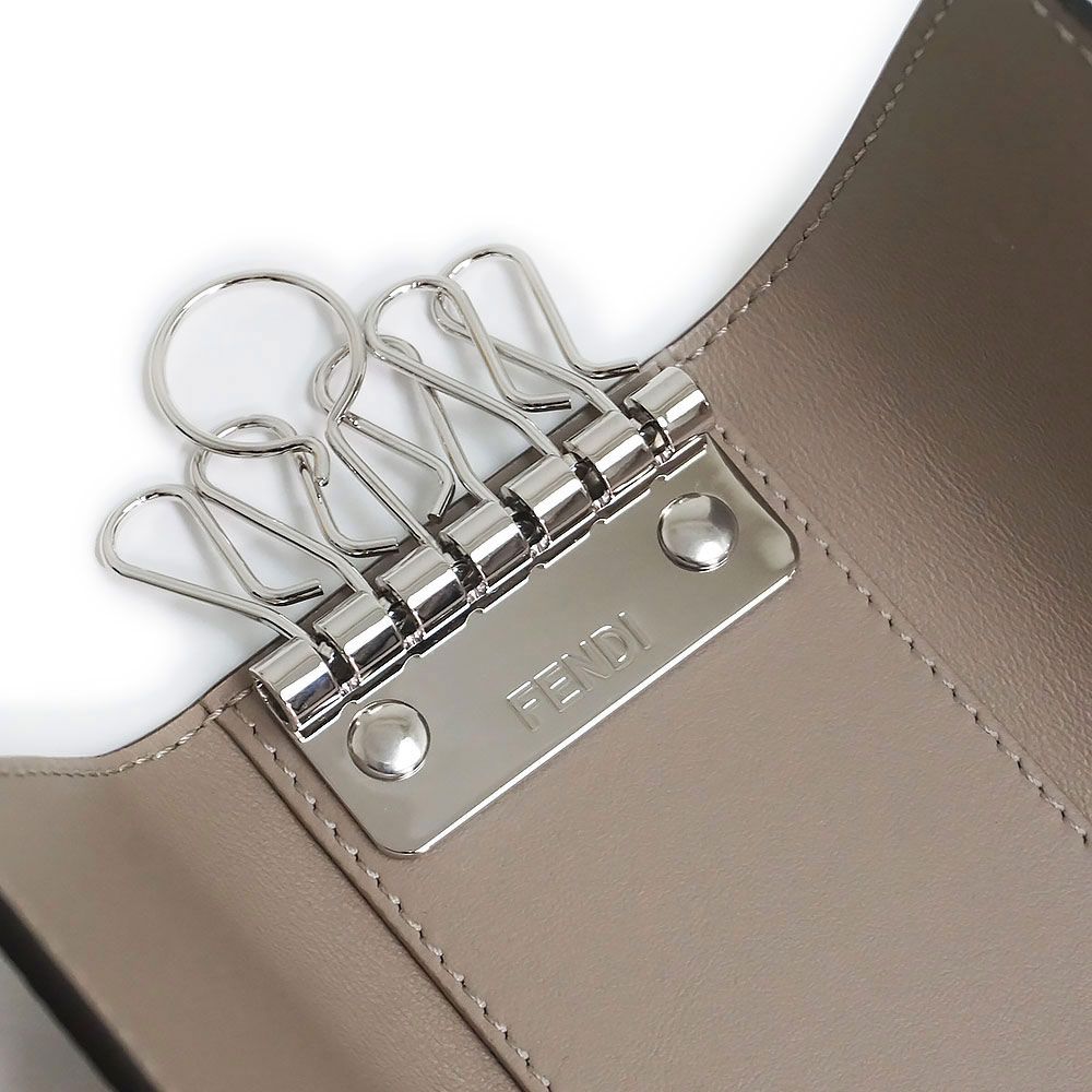 フェンディ セレリア ピーカブー 6連 キーケース カーフスキン