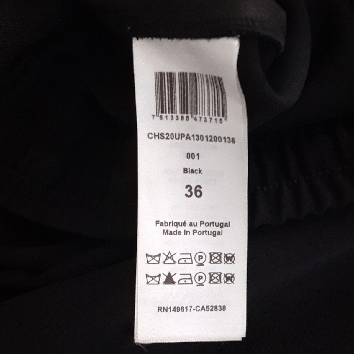 SEE BY CHLOE シーバイクロエ パンツ サイズ36 S レディース - 黒 フルレングス ウエストゴム DECORATOM_COM_BR