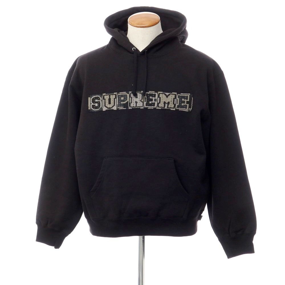 値下げ交渉承りますSupreme ビーズロゴ 裏起毛